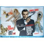 1963 - From Russia With Love - UK Quad - Sean Connery as James Bond returns in the second 007 film