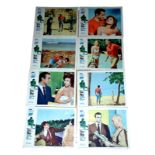 1962 - Dr. No - US Lobby Card Set - The US cinemas used Lobby Cards in the foyer and corridors of