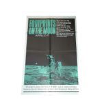 1970 - Footprints on the Moon - US One Sheet - One of the greatest moments in history when Neil