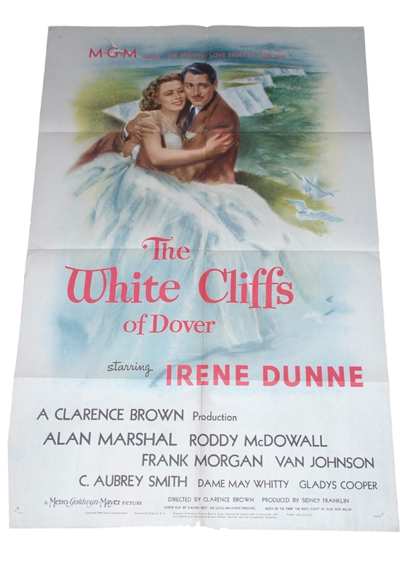 1944 - White Cliffs of Dover (The) - US One Sheet - Superb vintage art showing the principals and