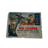 1950 - Rio Grande - US Half Sheet - One of John Waynes superior perfomances with great art of the