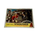 1939 - Stage Coach – R/R - 2 x Lobby Card - Two scene cards including the main image of John Wayne