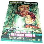 1951 - African Queen (The) - French Grande - Spectacular art for the Re Release campaign in France