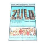 1963 - Zulu - US One Sheet - Stanley Baker and Michael Caine star in what Sandhurst academy regard