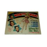 1941 - Moon Over Miami - Title Card - Vintage art from the period featuring the principal actors -