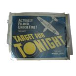 1941 - Target for Tonight - US Half Sheet - Superb war propaganda film with a great image of a