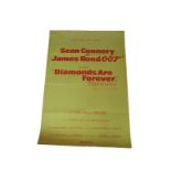 1971 - Diamonds are Forever - Re Release UK DC - Pre Roger Moore information double crown from the