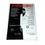 Scarface – signed - US one Sheet - Condition: Linen backed, good