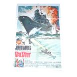 1962 - Valiant, The - US One Sheet - Spectacular art for HMS Valiant in glorious action. John