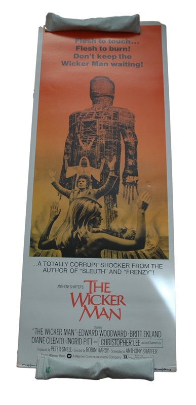 1973 - Wicker Man (The) - US Insert - Superb art for the cult classic pagan thriller starring