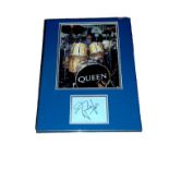 Roger Taylor - Drummer for Queen - Mounted Display