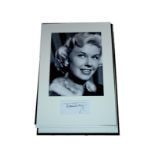 Doris Day - Hollywood Actress famous for her goody two shoes musicals. - Mounted Display