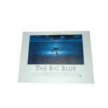 1988 - The Big Blue - UK Quad - Luc Besson superb film of friendship against all odds featuring Jean