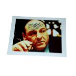 The Sopranos - James Gandolfini (Tony Soprano) - Colour 10 x 8 Photograph Signed with Inscription