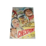 1956 - Checkpoint - UK One Sheet - Vintage art from the original release featuring the dramatic