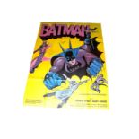 Batman R/R - signed by Adam West - French Grande Poster - Condition: Folded Fine