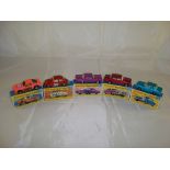 A group of boxed Matchbox Superfast cars to include numbers: 8, 15, 22, 24 and 25. G in F-G boxes (