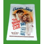 1941 - Bride Came C.O.D. (The) - US One Sheet - James Cagney and Bette Davis are teamed up for