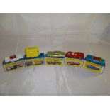 A group of boxed Matchbox Superfast models to include numbers: 27,43,62, 68 and 69. G-VG in G