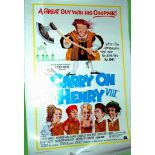1971 - Carry On Henry - US One Sheet - Arnoldo Putzo Art as the Carry On Gang take the fun out of