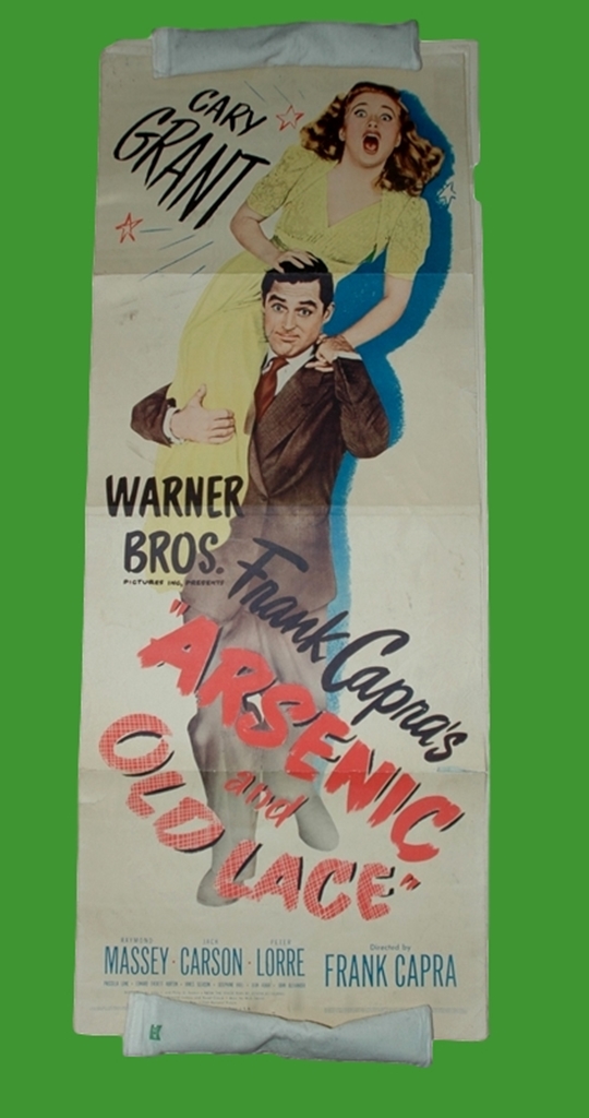 1944 - Arsenic and Old Lace - US Insert - Arsenic and Old Lace remains one of the consumate comedy