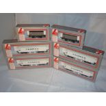 OO Gauge: A selection of boxed Yeoman and other wagons by Lima. VG in G boxes (6)