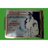 1965 - Ipcress File - US Half Sheet - Stylish art for the Michael Caine spy thriller, the first