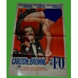 1959 - Carlton-Browne of the F.O. - UK One Sheet - Superb cariacture of Terry Thomas the ultimate