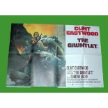 1977 - Gauntlet (The) - UK Quad - Frank Frazetta art work showing Clint Eastwood as the mean and