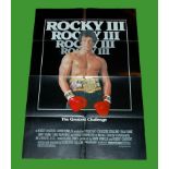 1982 - Rocky III - US One Sheet - Sylvester Stallone in all his glory as Rocky Balboa. Condition: