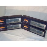 OO Gauge: A selection of boxed Mark 1 suburban coaches by Bachmann. VG in G boxes (4)