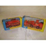 A pair of construction King-Size Matchbox vehicles to include a K-1 Dumper truck and a K-3 Digger.