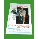 1974 - Thunderbolt and Lightfoot - US One Sheet. Clint Eastwood starred in this caper movie with