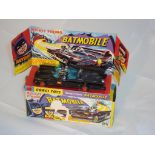 A boxed dieast Corgi 267 Batmobile G-VG in F-G box, with figures, instructions, 7 rockets and