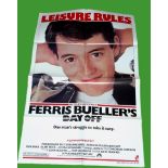 1986 - Ferris Bueller - US One Sheet - Style A image for the film showing Matthew Broderick as the