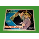 1931 - Inspiration - Lobby Card - Superb image of Greta Garbo Condition: Good