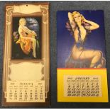 Vintage glamour calendars x 2 - complete, unmarked & un-clipped - 1932 is Flat Good to Fine 'Irene