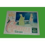 1950 - Cinderella - Lobby Card - Fairy Godmother scene card. Disney's classic animated version of