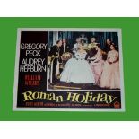 1953 - Roman Holiday - US Lobby Card. Scene card of Audrey Hepburn as the Princess. Condition: