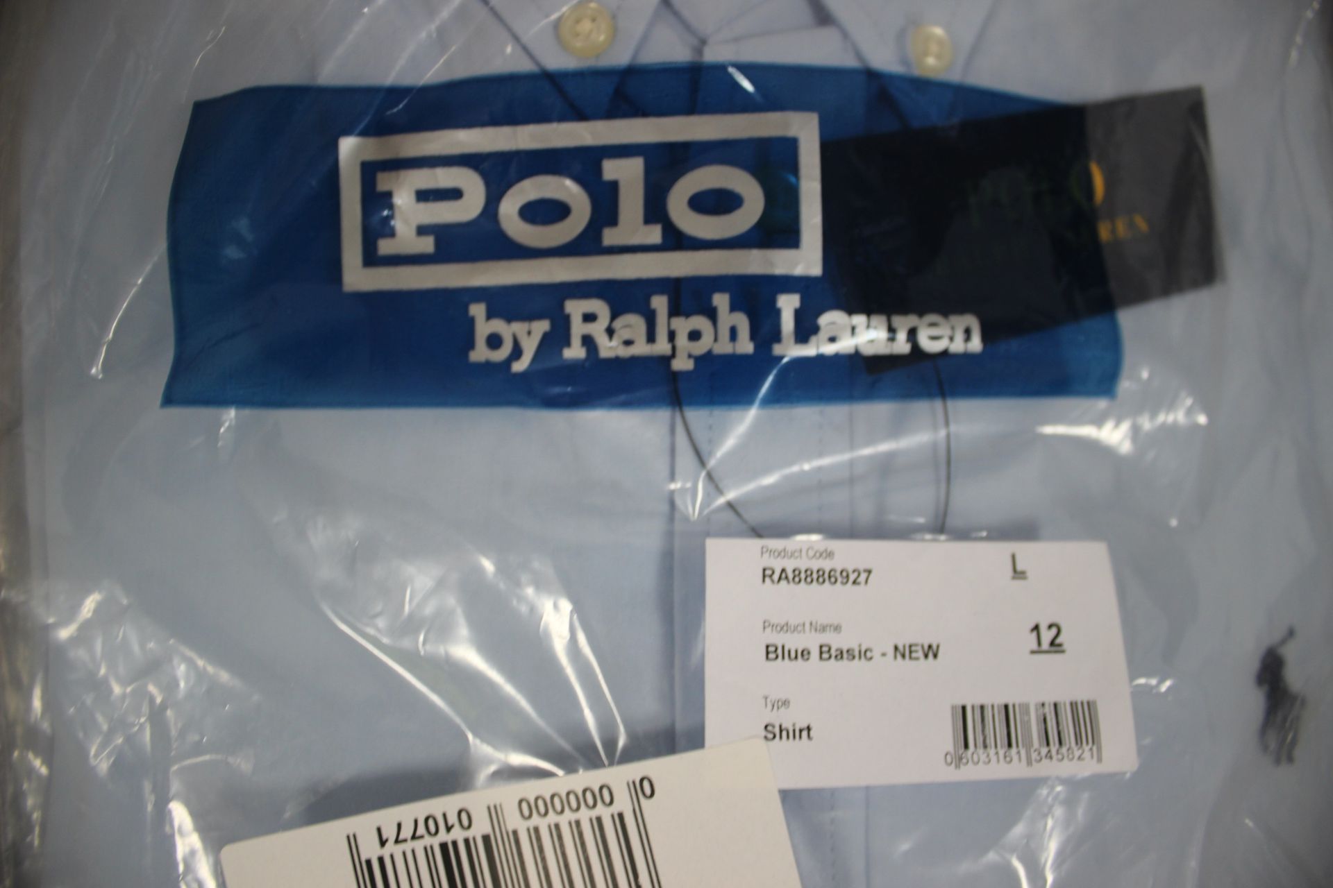 2x Ralph Lauren Blue L/S Shirt Large Grade A - Image 2 of 2