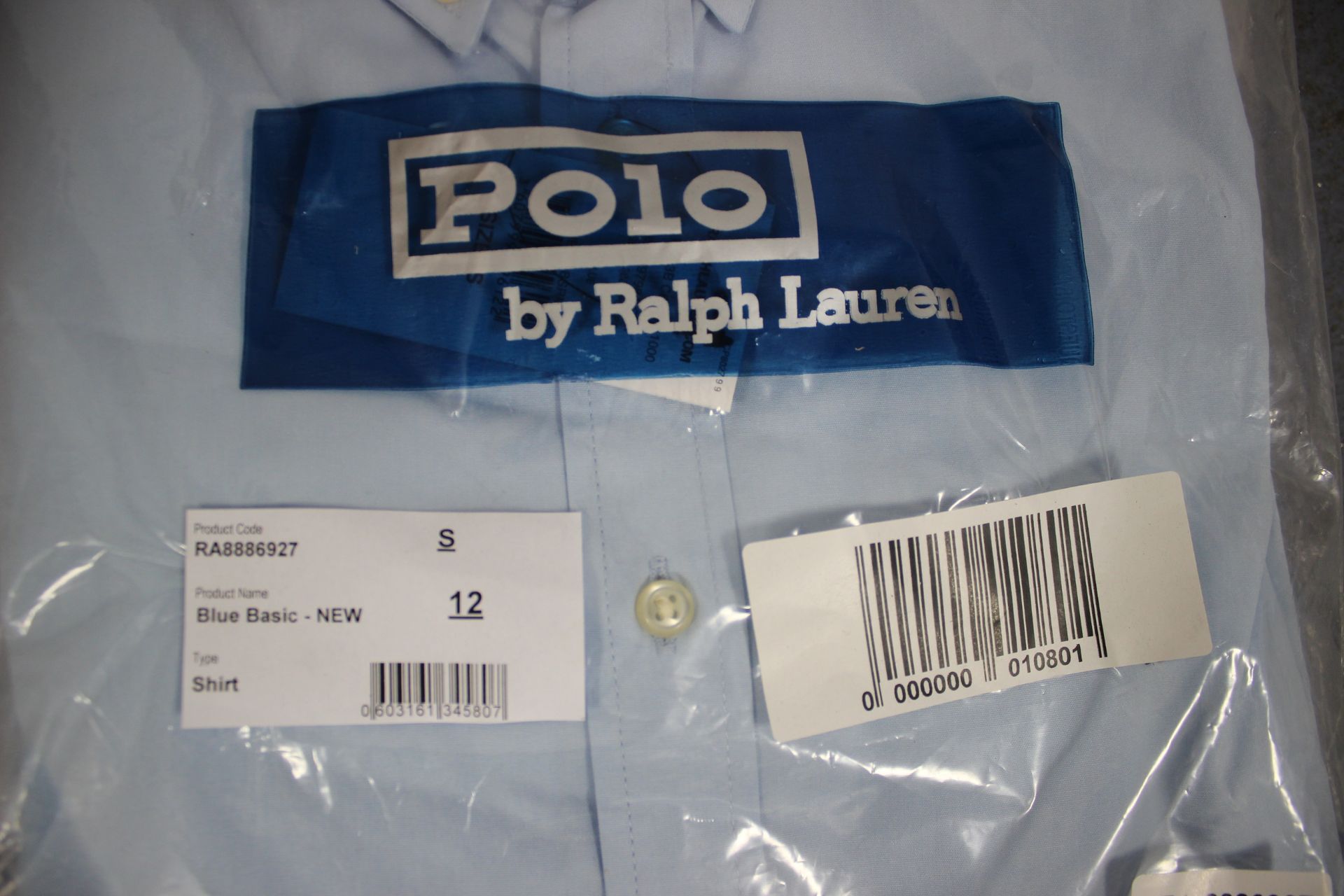 1x Ralph Lauren Blue L/S Shirt Small Grade A - Image 2 of 2