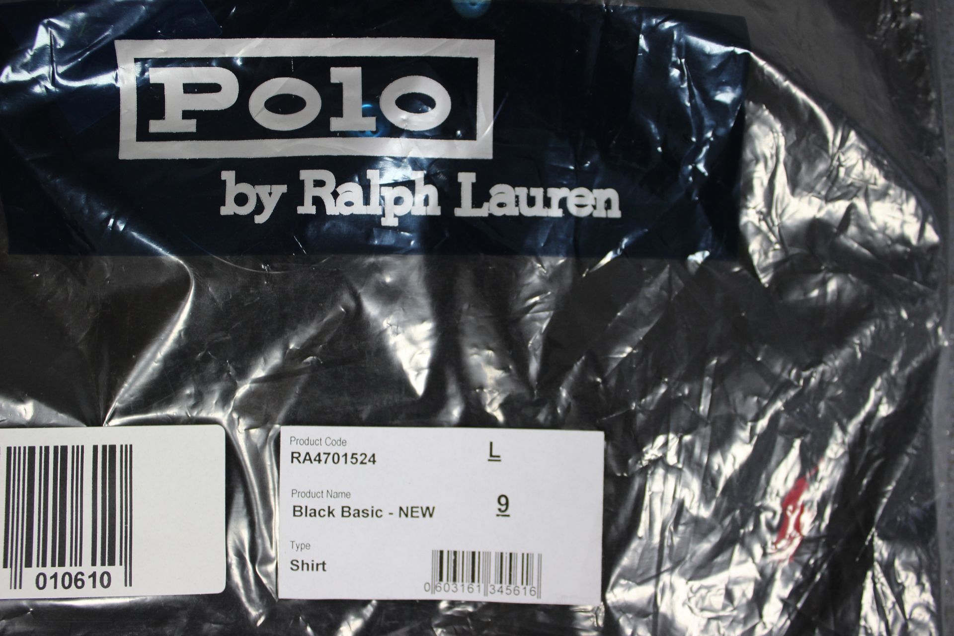 2x Ralph Lauren Black L/S Shirt Large Grade A - Image 2 of 2