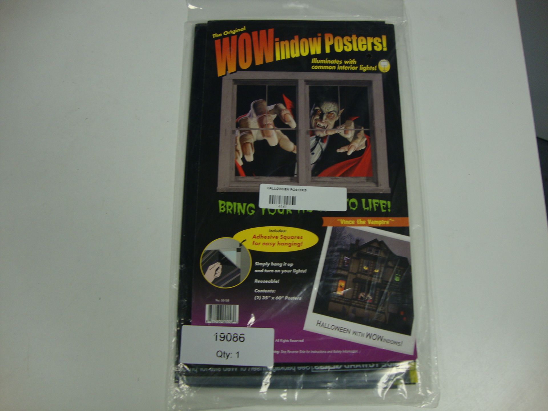 1x WOW Window Posters Halloween Posters Grade A