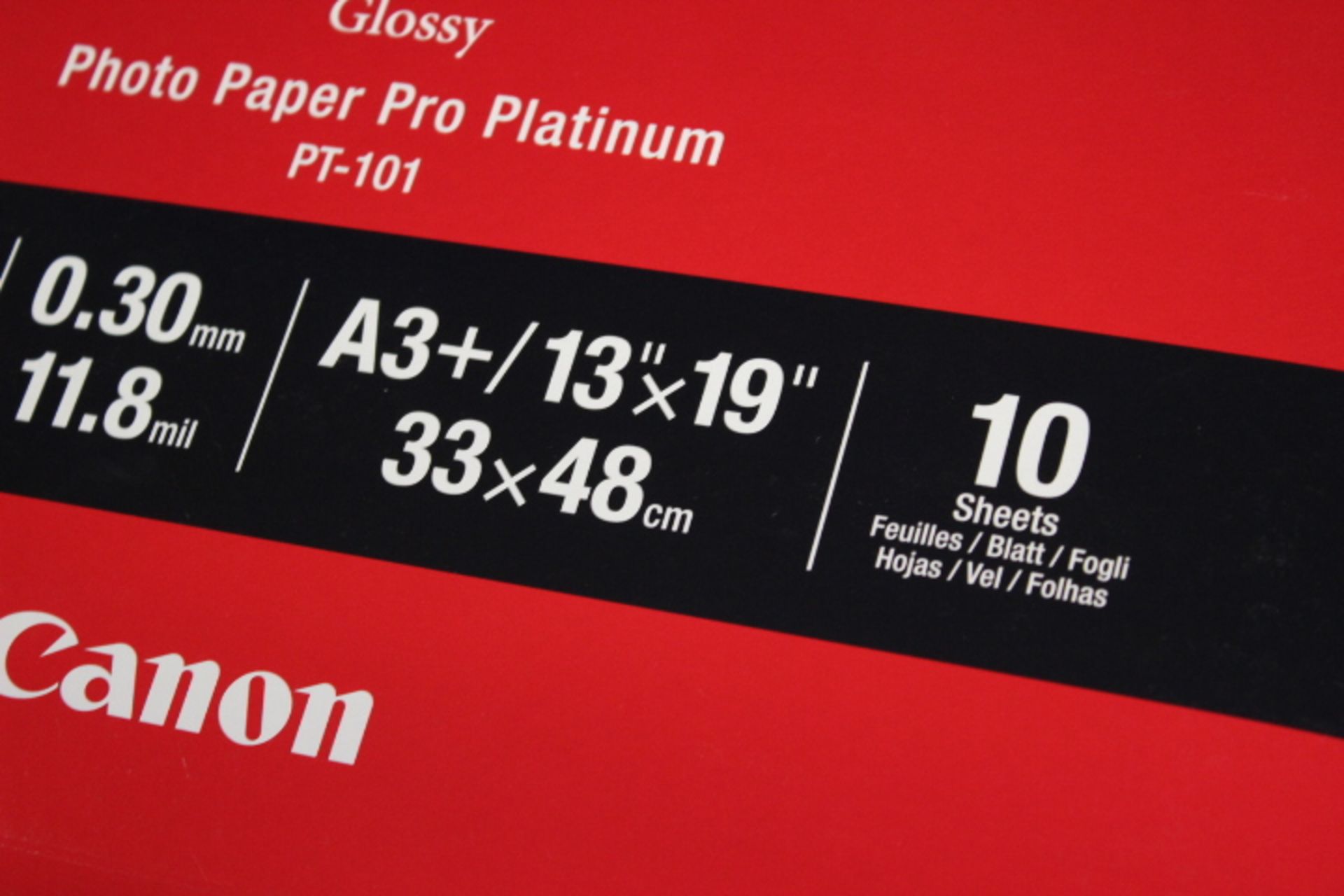 1x Canon A3 Glossy Photo Paper Pro Platinum Gra - Image 3 of 3