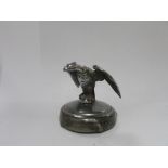 Nickel Plated Eagle Car Mascot