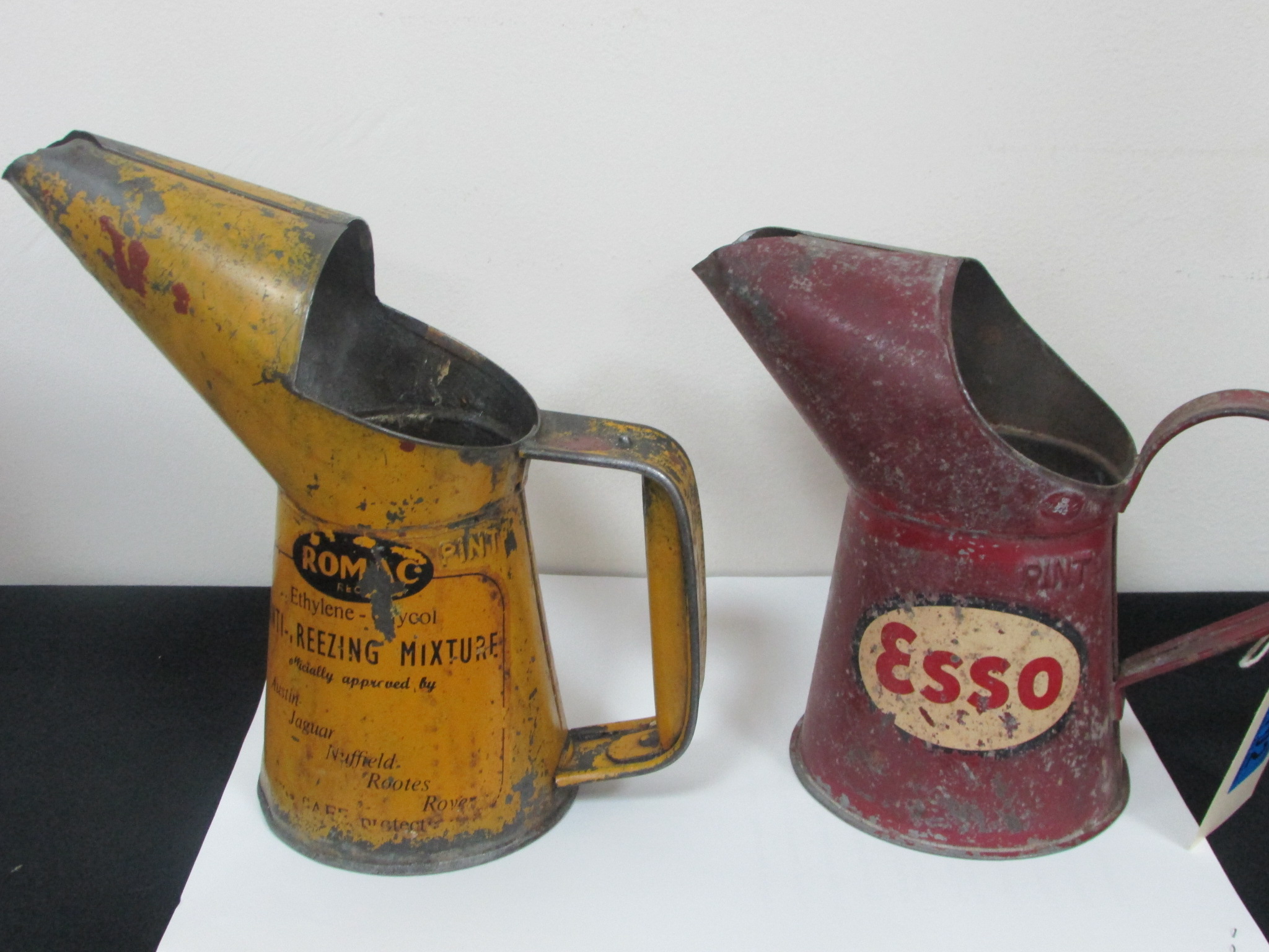 Esso Oil Can & Antifreeze Can