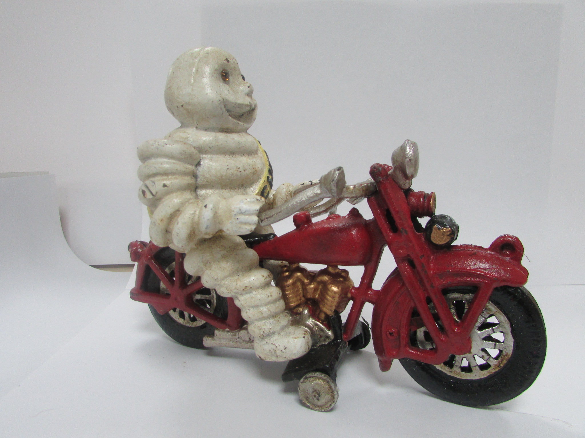 Model Michelin Man on Motorbike