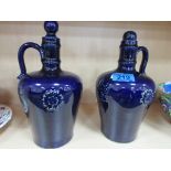 Royal Doulton pair of bottles