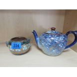 Royal Doulton teapot and sugar bowl