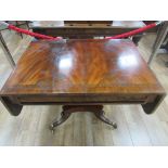 Mahogany drop leaf table